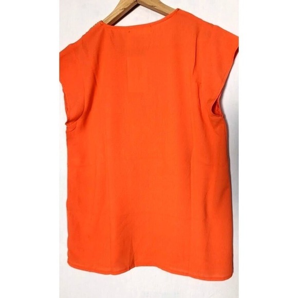 NWT Womens Deep V Neck Size M‎ Short Boutique Sleeve Shreya  Blouse Lq - Picture 12 of 16